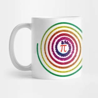 'Pi Spiral Mathematics' Funny Math Gift Mug